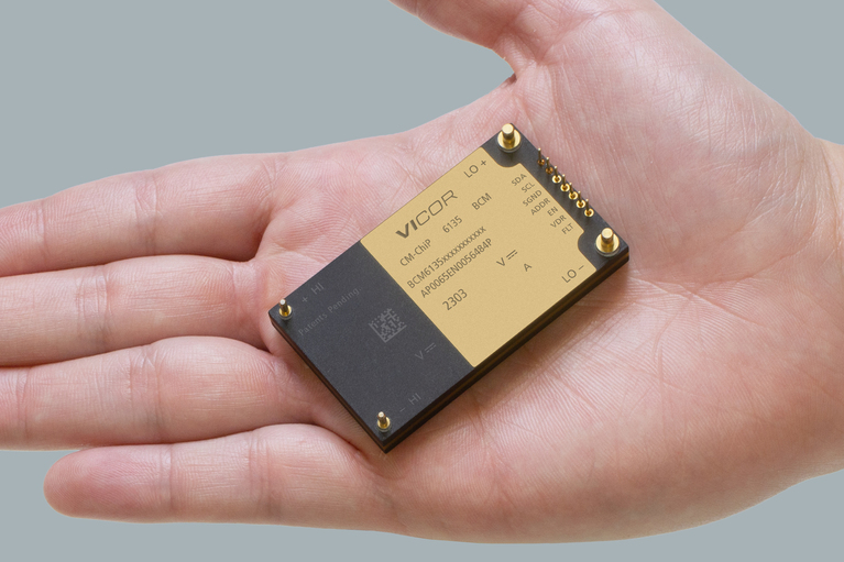 Vicor BCM6135 800V product in hand image