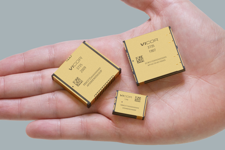 Vicor PRM3735 DCM3735 PRM3735 product in hand image