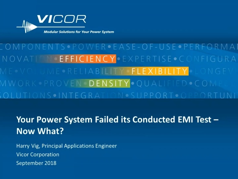 Conducted EMI test failure webinar image