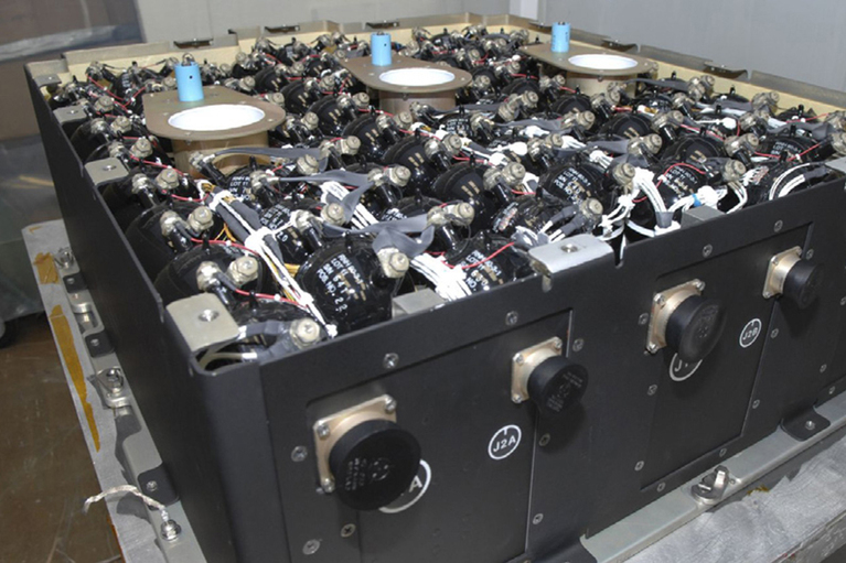 NASA-sourced photo showing Hubble Telescope battery pack assembly image