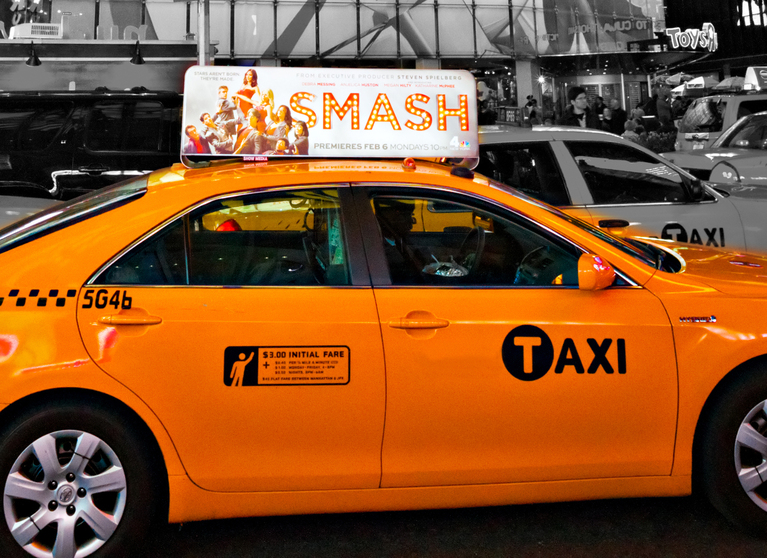 LED lights on vehicle image